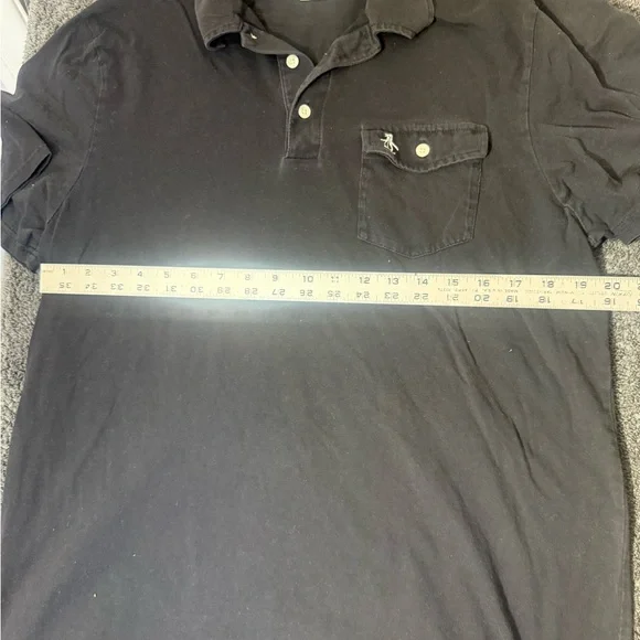 Penguin Men's Black Polo Shirt- Size L - Picture 4 of 5